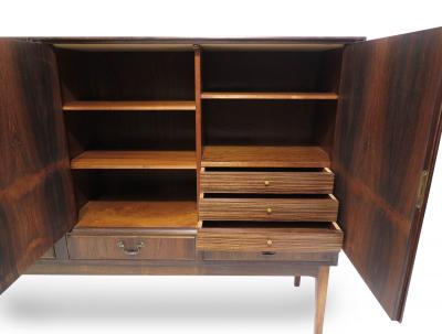 Ole Wanscher Early 1950s Brazilian Rosewood Danish Sideboard Cabinet