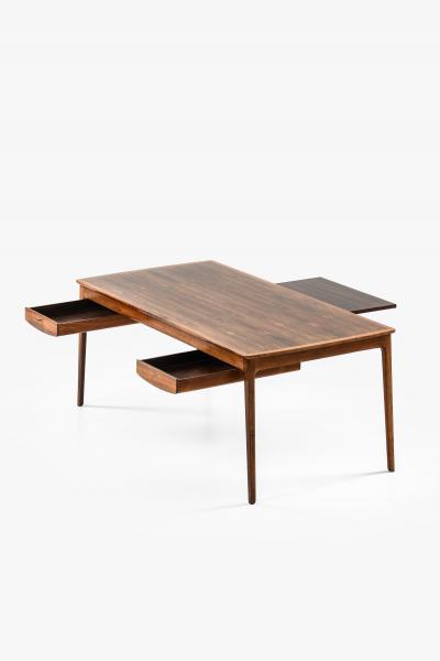 Ole Wanscher Freestanding Desk in Brass and Rosewood by Ole Wanscher 1959