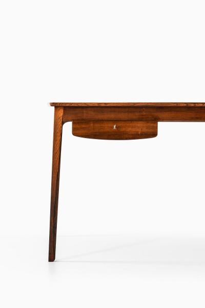 Ole Wanscher Freestanding Desk in Brass and Rosewood by Ole Wanscher 1959