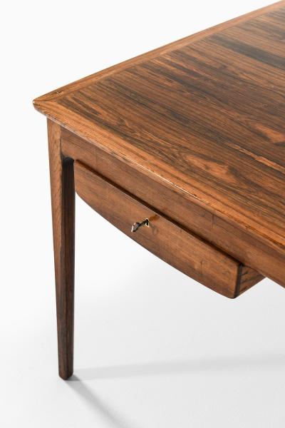 Ole Wanscher Freestanding Desk in Brass and Rosewood by Ole Wanscher 1959
