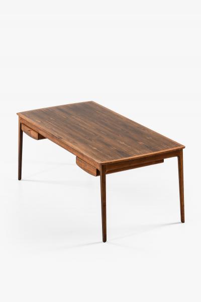 Ole Wanscher Freestanding Desk in Brass and Rosewood by Ole Wanscher 1959