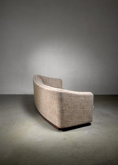 Ole Wanscher Fritz Hansen three seater sofa Denmark 1940s