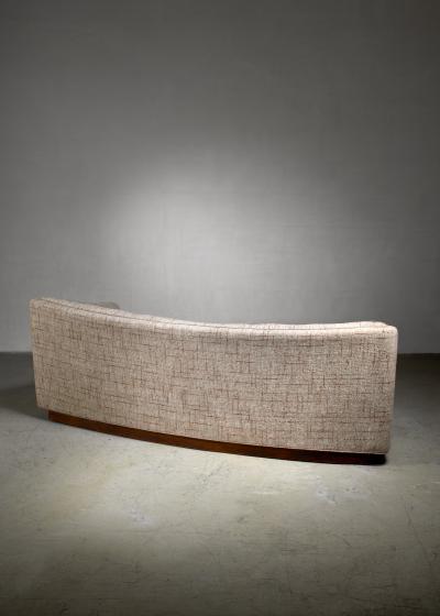 Ole Wanscher Fritz Hansen three seater sofa Denmark 1940s