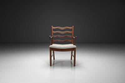 Ole Wanscher Model 1755 Chair by Ole Wanscher for Fritz Hansen Denmark ca 1940s