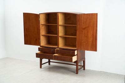 Ole Wanscher Ole Wanscher Arched Top Mahogany Cabinet Denmark