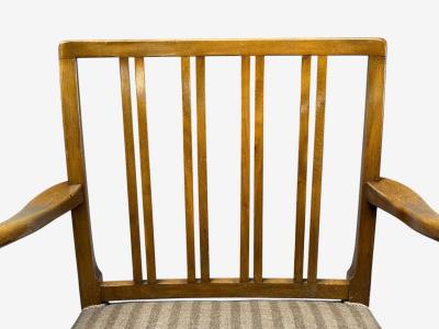 Ole Wanscher Ole Wanscher Armchairs Beech Fabric Denmark 1940s