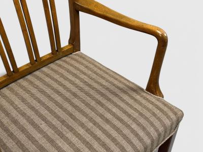 Ole Wanscher Ole Wanscher Armchairs Beech Fabric Denmark 1940s