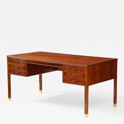 Ole Wanscher Ole Wanscher Mahogany Desk Circa 1950s Produced by A J Iversens 