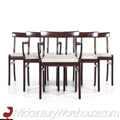 Ole Wanscher Ole Wanscher for PJ Furniture Danish Rosewood Dining Chairs Set of 6