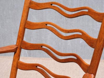 Ole Wanscher Pair of Ole Wanscher Armchairs Model 1755 Fritz Hansen Denmark 1940s