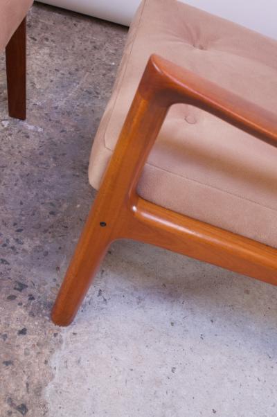 Ole Wanscher Pair of Ole Wanscher for France and Son Senator Chairs in Teak