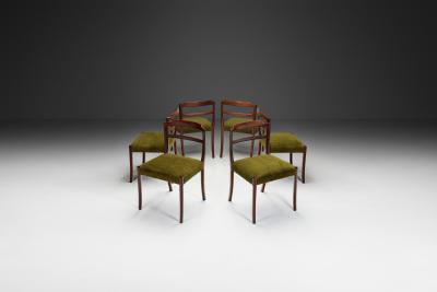 Ole Wanscher Set of Six Ole Wanscher Dining Chairs for CADO Denmark 1960s