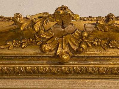 Olive Parker Black Olive Parker Black Signed Oil on Canvas Autumn Landscape Giltwood Gold Frame