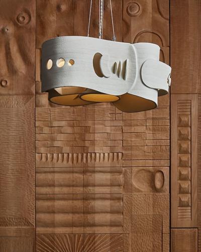 Olivia Cognet Ceramic Chandelier by Olivia Cognet