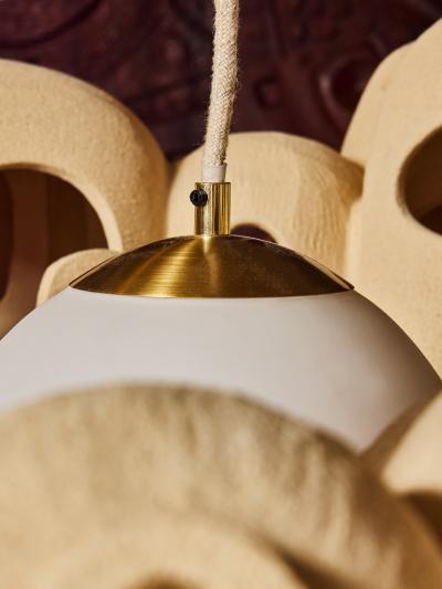 Olivia Cognet Olivia Cognet Antti Lovag Sculptural Ceramic Chandelier