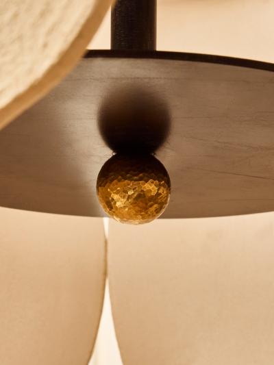 Olivia Cognet Olivia Cognet Cascade Ceramic and Iron Chandelier
