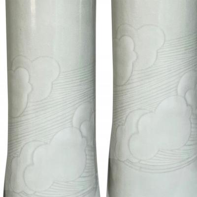 Olle Alberius Mod Pair of Lamps in with Jaunty Cloud Design by Ole Alberius