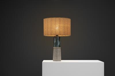 Olle Alberius Model 8303 Stoneware Lamp by Olle Arberius Sweden 2nd Half of the 20th C