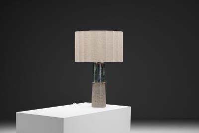 Olle Alberius Model 8303 Stoneware Lamp by Olle Arberius Sweden 2nd Half of the 20th C
