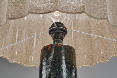 Olle Alberius Model 8303 Stoneware Lamp by Olle Arberius Sweden 2nd Half of the 20th C