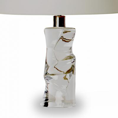 Olle Alberius Pair of Organically Modeled Table Lamps in Glass by Olle Alberius