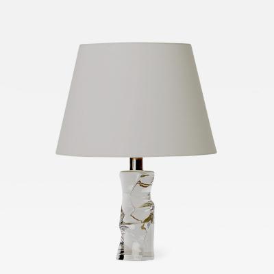 Olle Alberius Pair of Organically Modeled Table Lamps in Glass by Olle Alberius