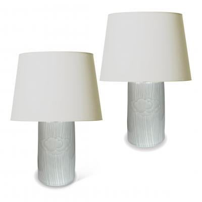 Olle Alberius Pair of Table Lamps with Jaunty Cloud Design by Olle Alberius