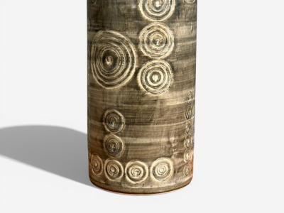 Olle Alberius Table Lamp Grey Stoneware Sweden 1970s