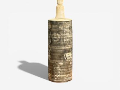 Olle Alberius Table Lamp Grey Stoneware Sweden 1970s