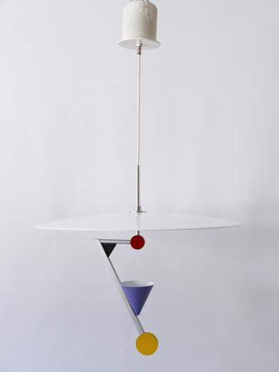 Olle Andersson Amazing Postmodern Pendant Lamps Halo There by Olle Andersson for Borens 1982