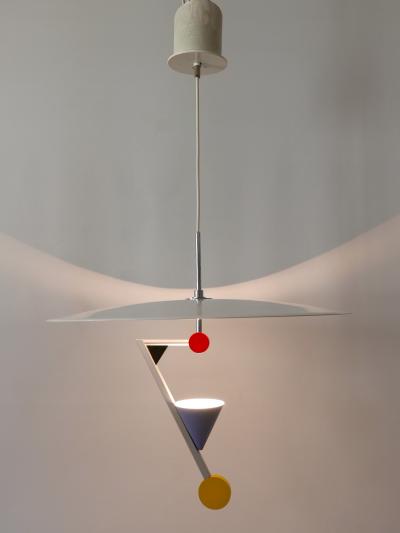 Olle Andersson Amazing Postmodern Pendant Lamps Halo There by Olle Andersson for Borens 1982