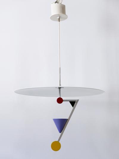Olle Andersson Amazing Postmodern Pendant Lamps Halo There by Olle Andersson for Borens 1982