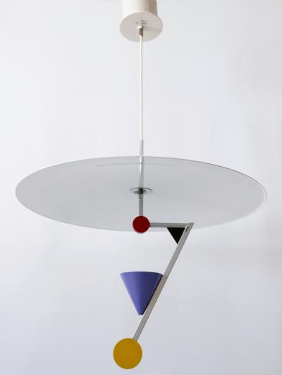 Olle Andersson Amazing Postmodern Pendant Lamps Halo There by Olle Andersson for Borens 1982