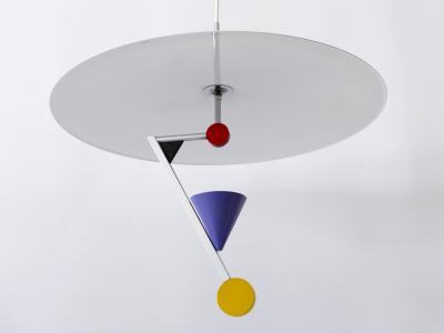 Olle Andersson Amazing Postmodern Pendant Lamps Halo There by Olle Andersson for Borens 1982