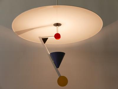 Olle Andersson Amazing Postmodern Pendant Lamps Halo There by Olle Andersson for Borens 1982
