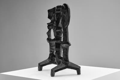 Olle Hermansson Olle Hermansson Cast Iron Sculpture for Husqvarna Sweden ca 1960s