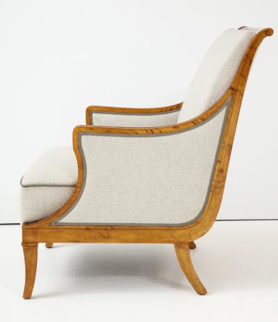 Olof Carl Malmquist Pair of Carl Malmsten Birchwood Armchairs circa 1930s