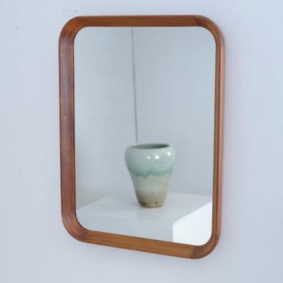 Olof Ottelin Olof Ottelin Teak Frame Mirror Keravan Puusep ntehdas for Stockmann 1960s