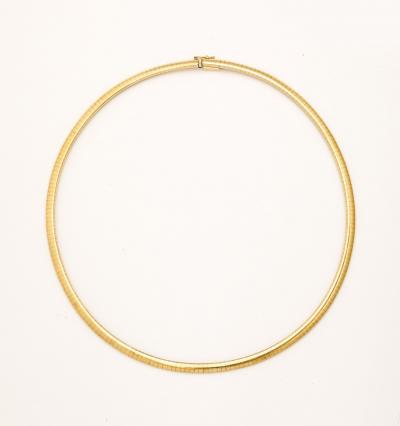 Omega Gold Necklace