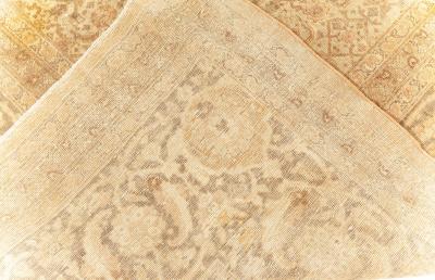 One of a Kind Antique Persian Tabriz Handmade Wool Rug
