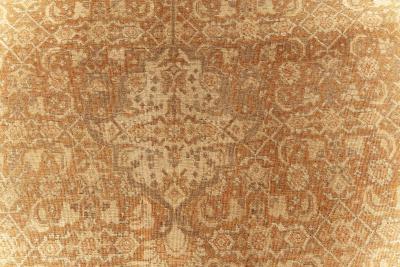 One of a Kind Antique Persian Tabriz Handmade Wool Rug