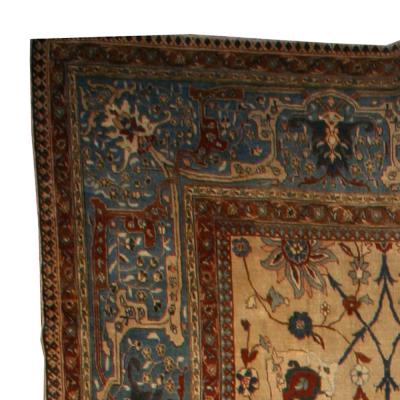 One of a Kind Extra Large Antique Persian Tabriz Handmade Rug