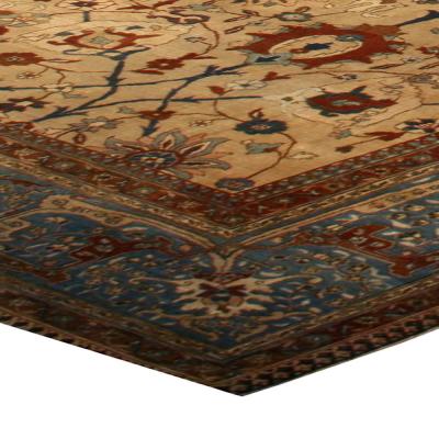 One of a Kind Extra Large Antique Persian Tabriz Handmade Rug