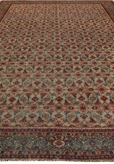One of a kind 19th Century Persian Tabriz Handmade Wool Rug