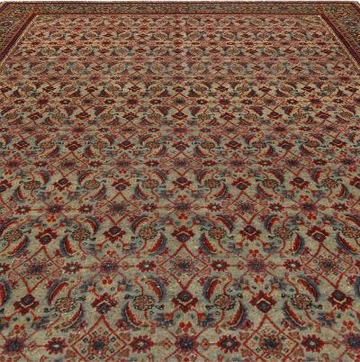 One of a kind 19th Century Persian Tabriz Handmade Wool Rug