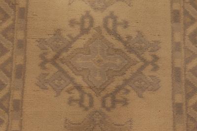 One of a kind Antique Oushak Handmade Wool Runner