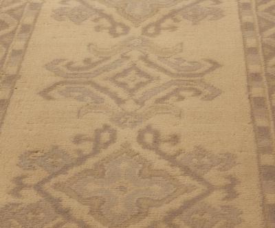 One of a kind Antique Oushak Handmade Wool Runner