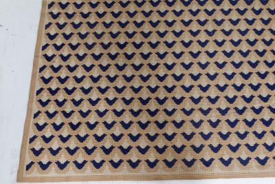 One of a kind Antique Portuguese Needlepoint Carpet