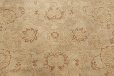 One of a kind Large Antique Indian Amritsar Botanic Handmade Wool Rug