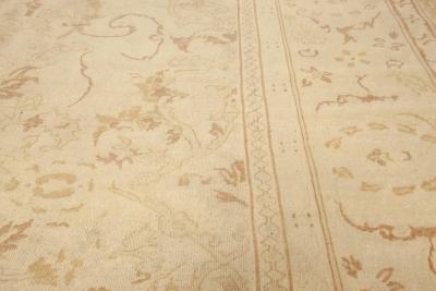 One of a kind Large Antique Indian Amritsar Botanic Handmade Wool Rug